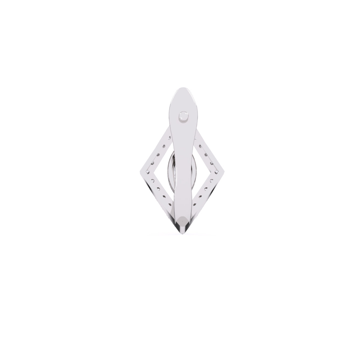 Marquise Halo Stud Bali Diamond Earrings